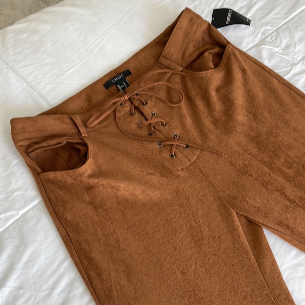 F21 Lace up Flare Pants